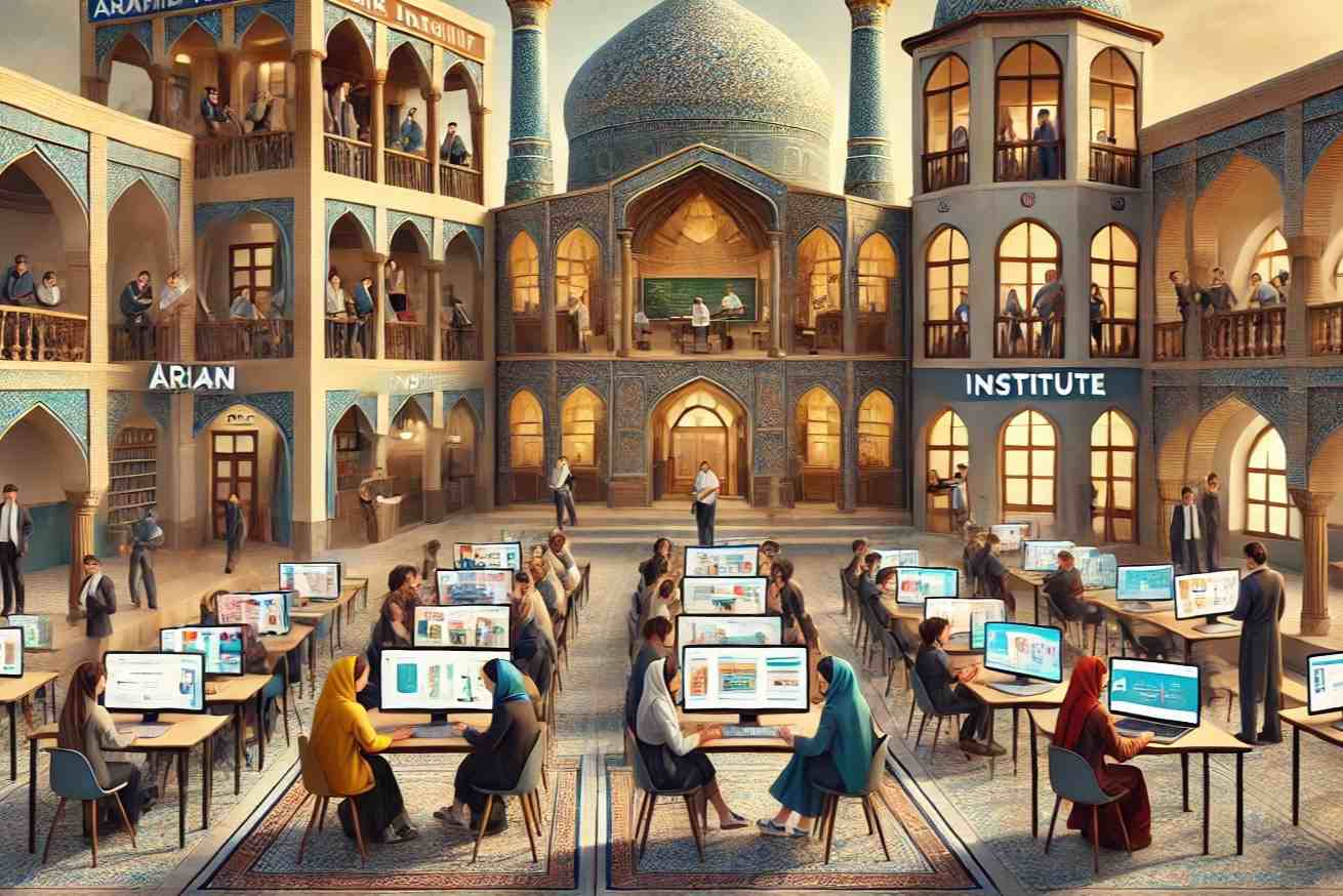 مقایسه جامع مزایای کلاس‌های حضوری و آنلاین زبان در اصفهان + معرفی بهترین موسسات آموزش زبان